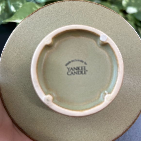 Yankee Candle Stoneberry Tea Light Holder Dish Stoneware Berry Design‎ - Picture 4 of 11